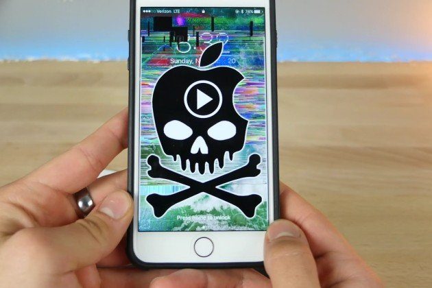 Une vidéo qui fait planter les IPhone d'Apple